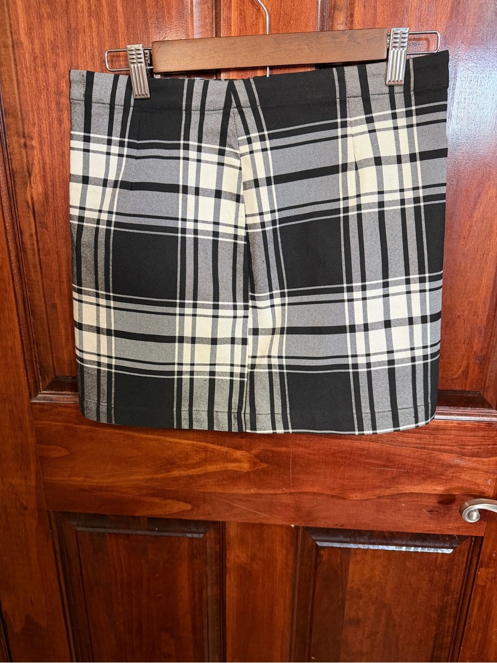 Urban Outfitters Black & White Plaid Mini Skirt